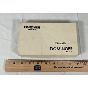 Vintage Dominos With Original Box and Instructions